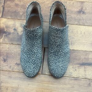 Lucky Brand Leopard Print Ankle Booties